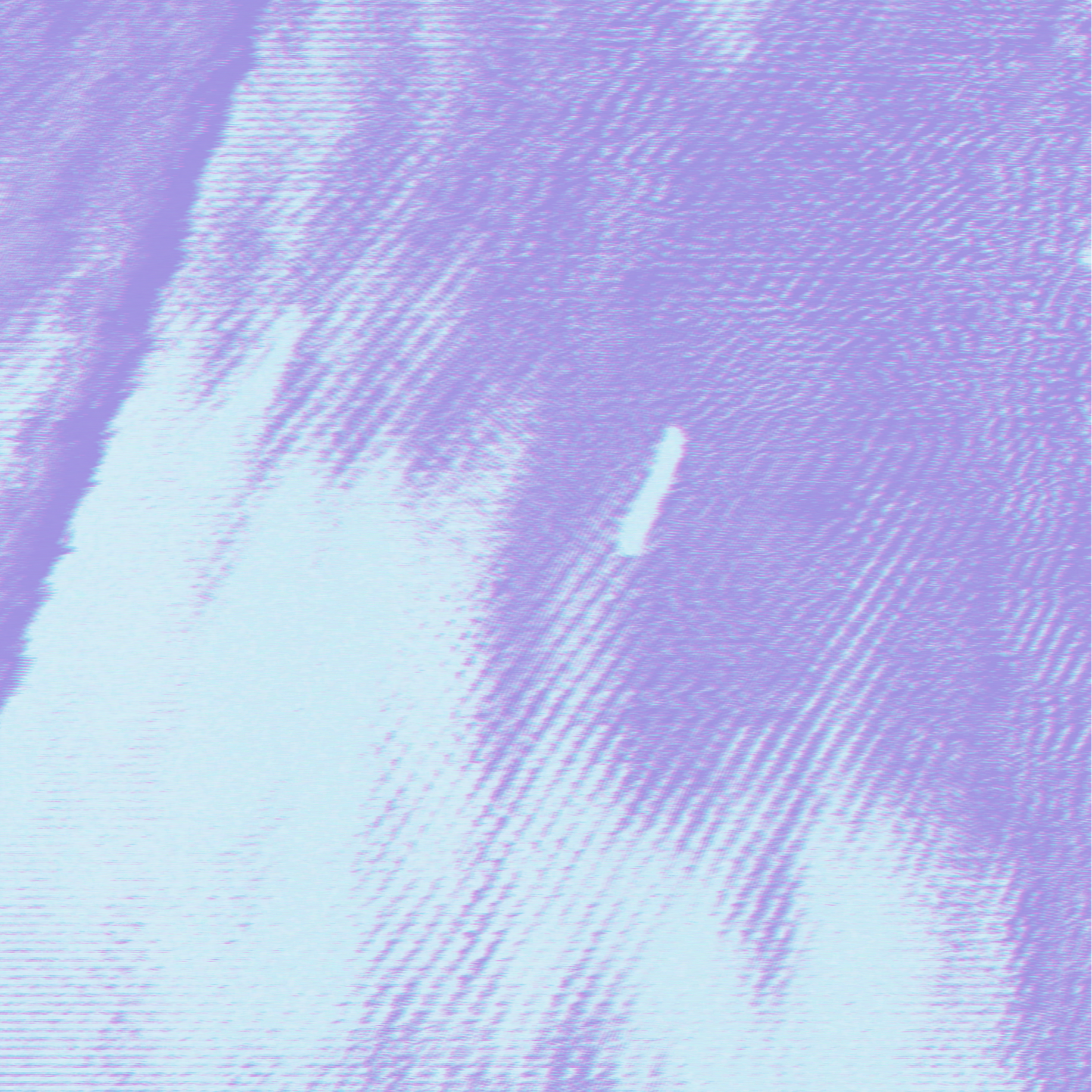 Polarized White Noise and Glitch